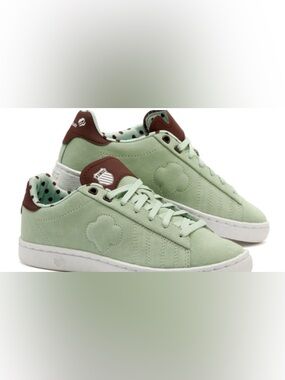 Girl Scouts x K-Swiss Court 66 Thin Mint Sneakers Sz 7